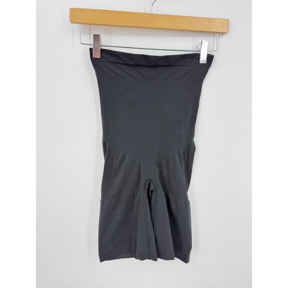Spanx Higher Power Short Shapewear Women XL Black High Waist‎ Tummy Control